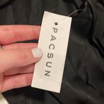 Kendall + Kylie NWT PacSun Black Slip Low Back Cross Back Dress Photo 3