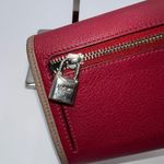 Loewe  Lambskin Wallet with Lock on Zipper pull Red and Purple Interior Photo 4