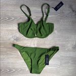 NEW Cuup swimwear bikini set Green Size M Photo 0