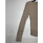 Worthington Women’s Sweater Large Light Brown Ribbed Knit Long Sleeve Top NWT Photo 1