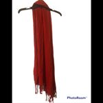 100% Cashmere Made In Scotland Red Photo 1