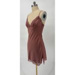 House Of CB New! NIA Rose Pink Satin & Lace Slip Mini Dress Sz Small $225 Photo 13