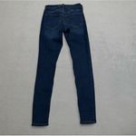 Old Navy  Jeans Womens 00 Mid Rise Super Skinny Dark Wash Denim Pants Stretch Photo 1