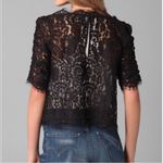 Joie  Fanny Smocked Sleeve Lace Top Photo 3