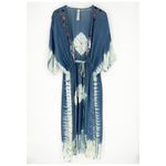 Arrata Silent Journey Beach Bliss‎ Kimono XL Blue Photo 1