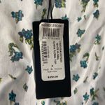 Rag and Bone  Womens Calista Elastic Waist Floral Long Sleeve V-Neck Top Photo 2