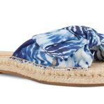 Nine West  Slide Sandals Espadrille Blue Tie Dye Blanche Size 10M New in Box Photo 1