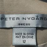 Peter Nygard  Cream Sleeveless Sheath Dress Sz 12 Classic Career Style Minimalist Photo 5