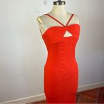 Staud Gianna Halter Maxi Dress in Orange Size 2 Photo 2