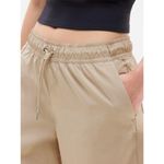 Athleta L Midday Mid Rise Crop Poplin Wide Leg Pant Erca Large Photo 3