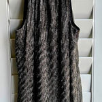 Trina Turk 'Rosemary' Metallic Halter Top in Gold and Black size Small Photo 0