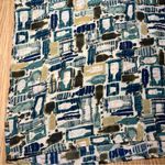 Oscar de la Renta Vintage 100% Silk Blouse Artsy Abstract Women’s Size S 90s Photo 2