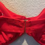 Shade & Shore New Women’s Ring Detail Underwire Bikini Top Red 36DD NWT Photo 8