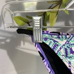 Forever 21 Bikini Bottom  Swimsuit New Low Rise Womens Purple White Braided Sides Photo 2