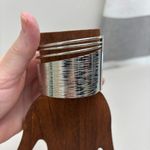 Silver Textured Cuff Bracelet, Classy, boho, feminine, whimsical, summer, dressy Photo 1