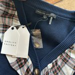 English Factory NWT  Plaid Ruffle Cardigan Photo 6