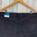 Old Navy  High Rise Slouchy Straight Denim Shorts Womens Plus 18 Black Distressed Photo 4