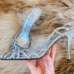 Dolce & Gabbana  Strappy Glitter Silver Slingback Sandals Heels Photo 5