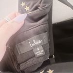 Lulus Favorite Moment Gold and Black Star Print Skater Dress Tulle Glitter Photo 5