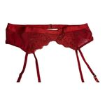 IRIS + LILLY Red lace garter belt womens lingerie size small​​​​​​ Photo 3