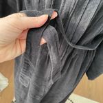 Vintage 80s Karin Stevens Black Corduroy Modest Prairie Dress 8 Photo 8