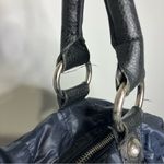 LP/LP quilted puffer purse navy blue 14” x 8.5” x 4” Black Photo 6