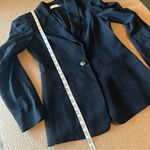 Ramy Brook  Albie Jacket, black, dramatic shoulder detail, button closure, sz 0 Photo 8