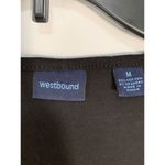 Westbound  Scope Neck Beaded Jeweled 3/4 Sleeve Shirt Photo 4