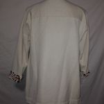 Soft Surroundings  XS Creme Embroidered Jacket Top Photo 4