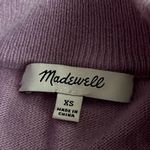 Madewell  Ashbury Mockneck Sweater in Vibrant Lilac Purple | XS Photo 6
