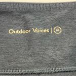 Outdoor Voices Grey Gray Cropped Capri Leggings Womens Medium Stretch Athletic Photo 1