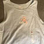 Levi's  Sky Blue Floral crop- Tank Top (Brand New) Photo 2