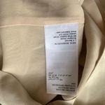 LK Bennett  cream ivory silk twist front midi dress 12 US minimalist quiet luxury Photo 6