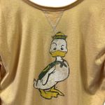 The Original Retro Brand  Yellow Puddles Oregon Ducks 3 Quarter Sleeve Tee Large Photo 10