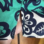 Boden Penelope Floral Green White Navy Blue Top Blouse Size 4 Photo 7