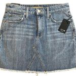 joe's jeans NWT  Sz 26 Women High-Rise Blue Jean Denim Skirt Distressed Frayed NEW Photo 0