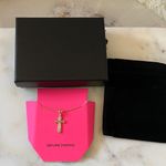 NWT Women’s Diamond Accent Cross Pendant Necklace Gold Photo 3