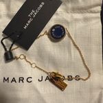 Marc Jacobs  M0017167 402 Women's Medallion Reversible Bangle Bracelet Gold Blue Photo 4