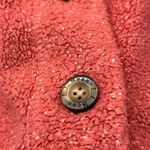 LL Bean Sherpa Fleece Jacket Salmon Large Pink Photo 3