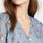 WAYF Dress Eloise Floral Wrap Mini Medium NWT Photo 1