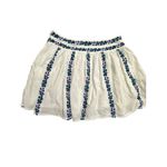 Tory Burch  Size 8 Embroidered White Alexandria‎ Skirt Women’s Beaded #E13-5 Photo 8
