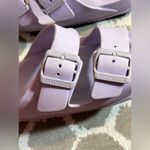 Birkenstock Purple Sandals with Adjustable Straps and Contoured Footbed Photo 1