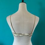 Aerie NWT  Pique Animal Print Keyhole Bandeau Bikini Top Soft Muslin Size M Photo 4