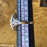 Natural Brazilian Heliodor Sterling Silver Cocktail Ring Size 7 Gold Photo 7