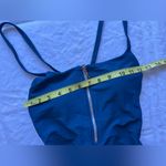 Juicy Couture Juicy Coutur Swim suit one piece zipper tie size M blue Photo 10