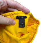 J.Crew Butter Yellow One Shoulder Ruffle Top XXS Summer Spring Vacation Resort Photo 6