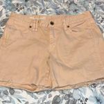 Madewell Stretchy Peach Denim Shorts Size 27 Photo 2