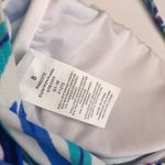 Island Escape Tiered Swim Top Ruffles Bandini Swimsuit Women’s Size 8 NEW Blue Photo 7