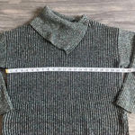 Leo & Nicole  Pullover‎ Cowl Neck Knit Sweater Green Size Large Cotton Wool Blend Photo 3