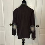 YEST RETRO DOUBLE LAYER JEAN JACKET BLAZER Brown Size M Photo 2